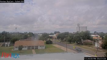 Weather camera view of Follett ISD.