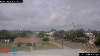 Weather camera view of Follett ISD.