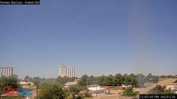 Weather camera view of Follett ISD.