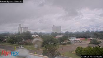 Weather camera view of Follett ISD.