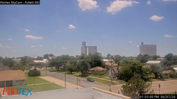 Weather camera view of Follett ISD.