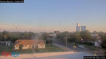 Weather camera view of Follett ISD.