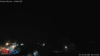 Weather camera view of Follett ISD.