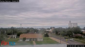 Weather camera view of Follett ISD.