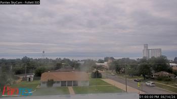 Weather camera view of Follett ISD.