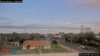 Weather camera view of Follett ISD.