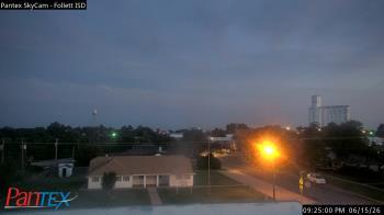 Weather camera view of Follett ISD.