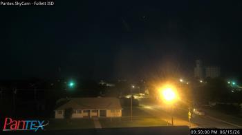 Weather camera view of Follett ISD.