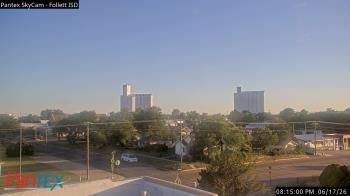 Weather camera view of Follett ISD.