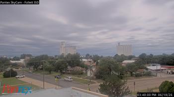 Weather camera view of Follett ISD.