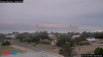 Weather camera view of Follett ISD.