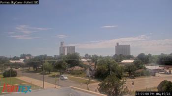 Weather camera view of Follett ISD.