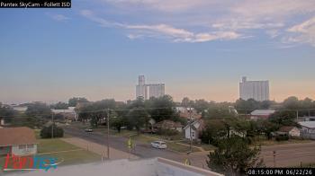 Weather camera view of Follett ISD.
