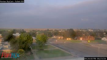 Weather camera view of Follett ISD.