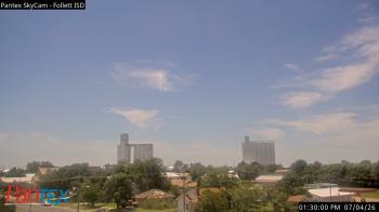 Weather camera view of Follett ISD.