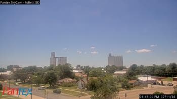 Weather camera view of Follett ISD.