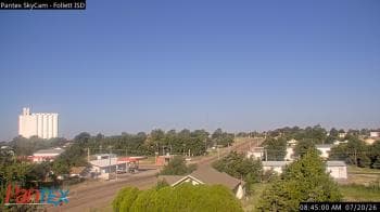 Weather camera view of Follett ISD.