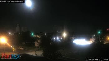 Weather camera view of Follett ISD.
