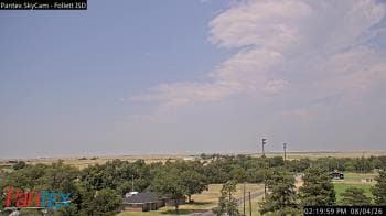 Weather camera view of Follett ISD.