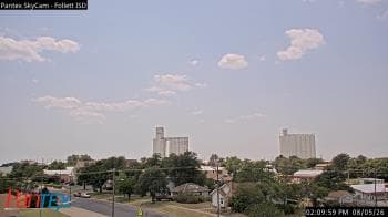Weather camera view of Follett ISD.