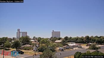 Weather camera view of Follett ISD.