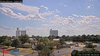 Weather camera view of Follett ISD.