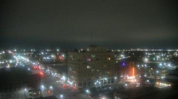 Weather camera view of First National Bank-Hutchinson.