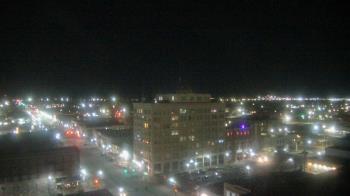 Weather camera view of First National Bank-Hutchinson.