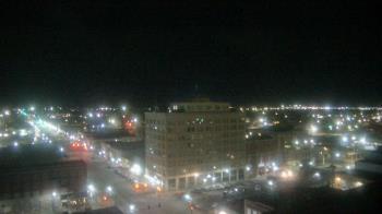 Weather camera view of First National Bank-Hutchinson.
