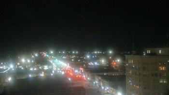 Weather camera view of First National Bank-Hutchinson.
