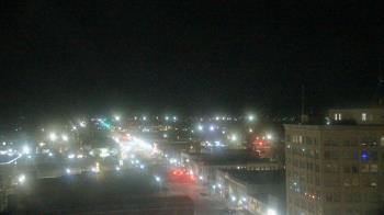 Weather camera view of First National Bank-Hutchinson.