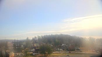 Weather camera view of Frostburg State University.