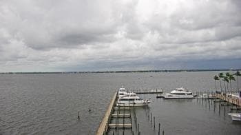 Weather camera view of Pinchers Marina at Edison Ford.