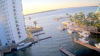 Weather camera view of Sanibel Harbour Yacht Club.