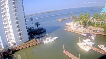 Weather camera view of Sanibel Harbour Yacht Club.