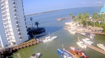 Weather camera view of Sanibel Harbour Yacht Club.