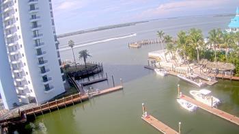 Weather camera view of Sanibel Harbour Yacht Club.