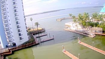 Weather camera view of Sanibel Harbour Yacht Club.