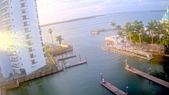 Weather camera view of Sanibel Harbour Yacht Club.
