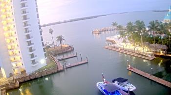 Weather camera view of Sanibel Harbour Yacht Club.