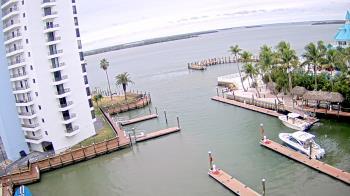 Weather camera view of Sanibel Harbour Yacht Club.