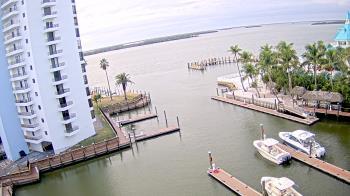 Weather camera view of Sanibel Harbour Yacht Club.