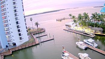 Weather camera view of Sanibel Harbour Yacht Club.