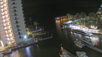 Weather camera view of Sanibel Harbour Yacht Club.