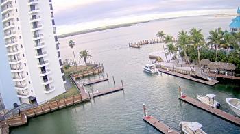 Weather camera view of Sanibel Harbour Yacht Club.