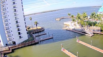 Weather camera view of Sanibel Harbour Yacht Club.