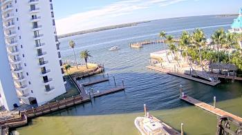 Weather camera view of Sanibel Harbour Yacht Club.