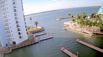 Weather camera view of Sanibel Harbour Yacht Club.