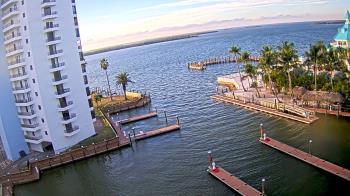 Weather camera view of Sanibel Harbour Yacht Club.