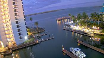 Weather camera view of Sanibel Harbour Yacht Club.